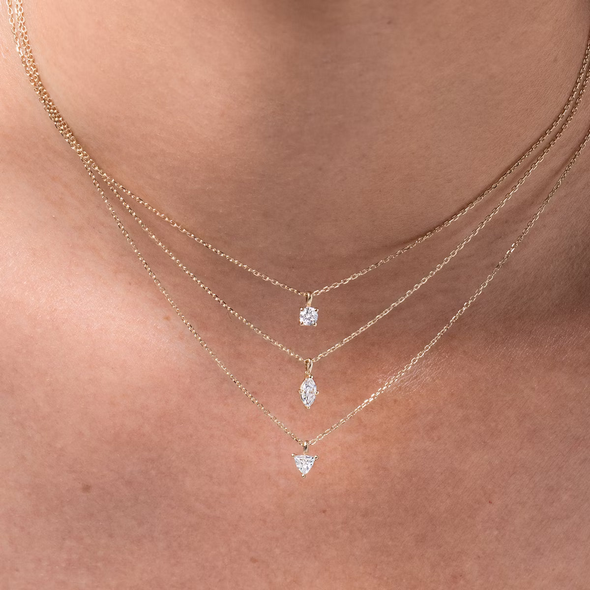 Petite Solitaire Pendant